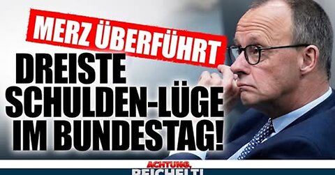 Merz lügt im Bundestag, als er über die Schuldenbremse spricht!