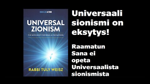 Universaali sionismi on eksytys