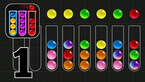 Ball Sort Master : Color Puzzle - Gameplay Walkthrough | Part 1 (Android, iOS)