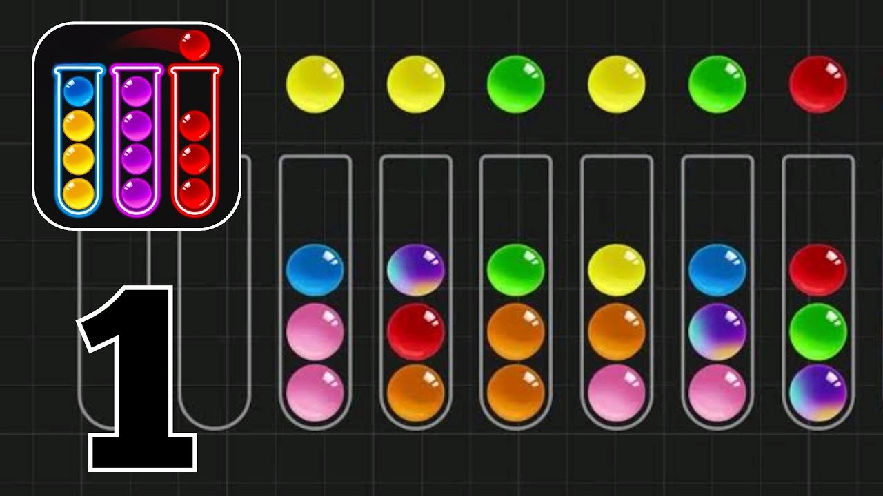 Ball Sort Master : Color Puzzle - Gameplay Walkthrough | Part 1 (Android, iOS)