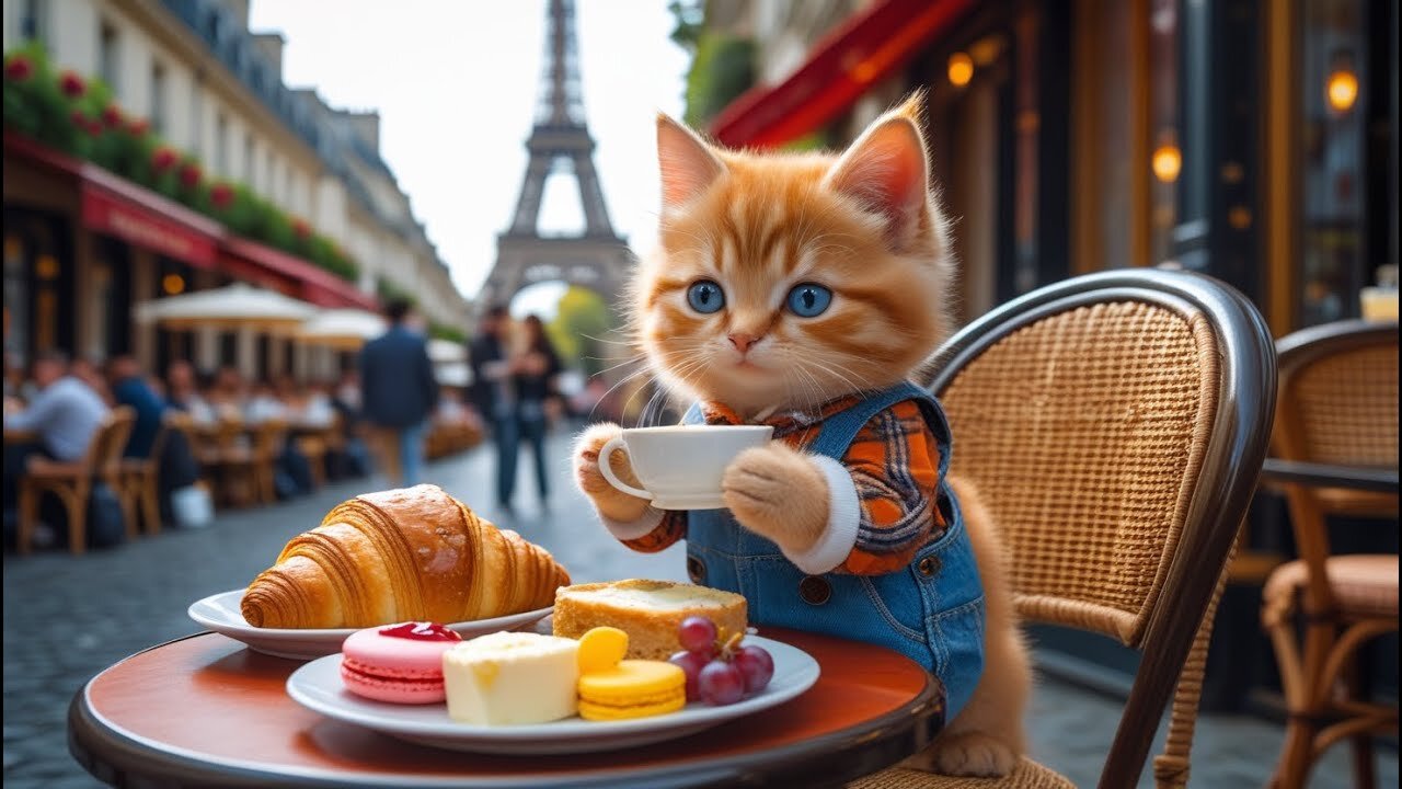 This Cat Goes on a Paris Adventure!
