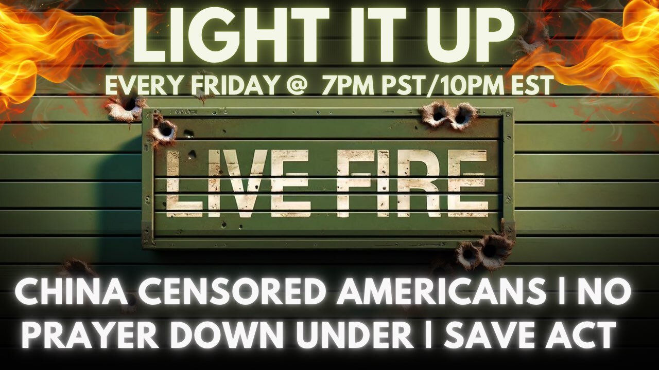 CHINA CENSORED AMERICANS | NO PRAYER DOWN UNDER | SAVE ACT