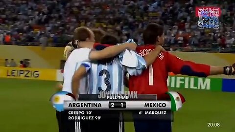 El MAXIGOLAZO que nos dejó FUERA de ALEMANIA 2006 😔 México vs Argentina 🎙 Narración Televisa y ESPN