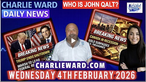 CHARLIE WARD DAILY NEWS WITH CHARLIE WARD & DREW DEMI WEDNESDAY 4TH FEB 2026