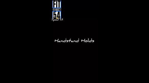 Handstand holding