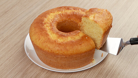 Homemade cake 4 cups simple! The fluffiest and most delicious