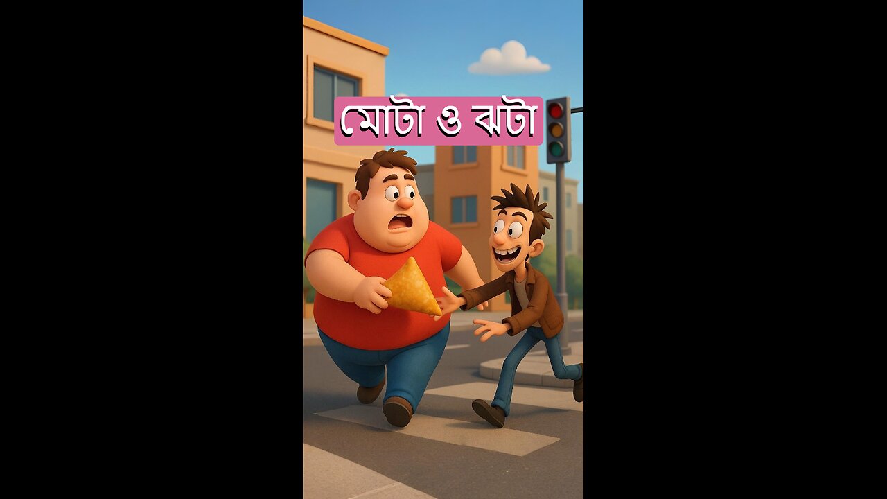 মোটা ও ঝটার সমোসা Funny Bangla Cartoon Story