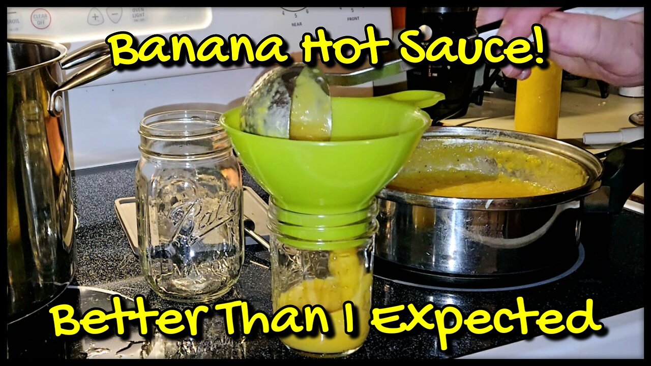 Banana Hot Sauce Completed