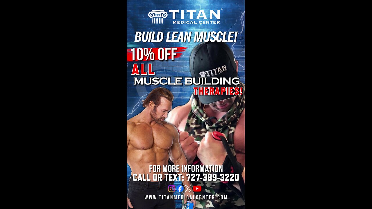 ENDS THIS WEEK! 10% OFF ALL Titan Muscle Building & Peptide Growth Therapies!
