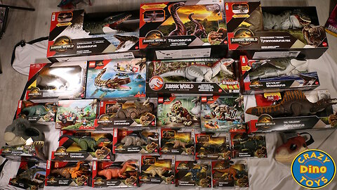 26 New Jurassic World Rebirth Dinosaur Toys Unboxed 2025 Tail Thrasher Spinosaurus Mattel Dino Toys