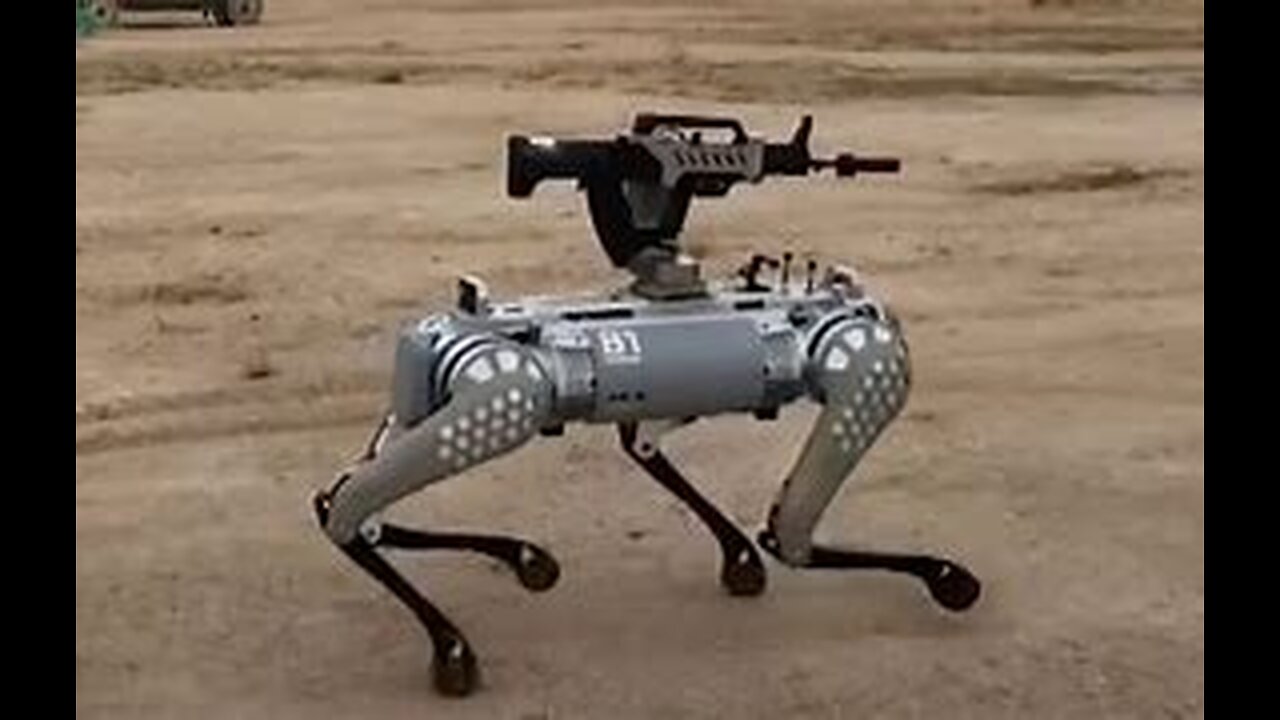 New Chinese Machine-Gun Robot