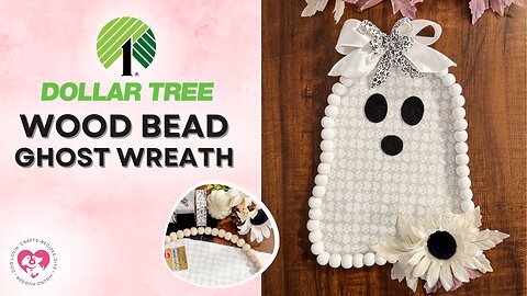DIY Girly Ghost 👻✨ Dollar Tree Halloween Craft LIVE