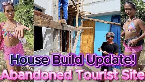🇵🇭 Filipina Twins House Update & Abandoned Tourist Site! OFF GRID ISLAND FAMILY PHILIPPINES LIVING