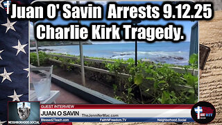9.12.25. Charlie Kirk Tragedy. Arrests/Elections