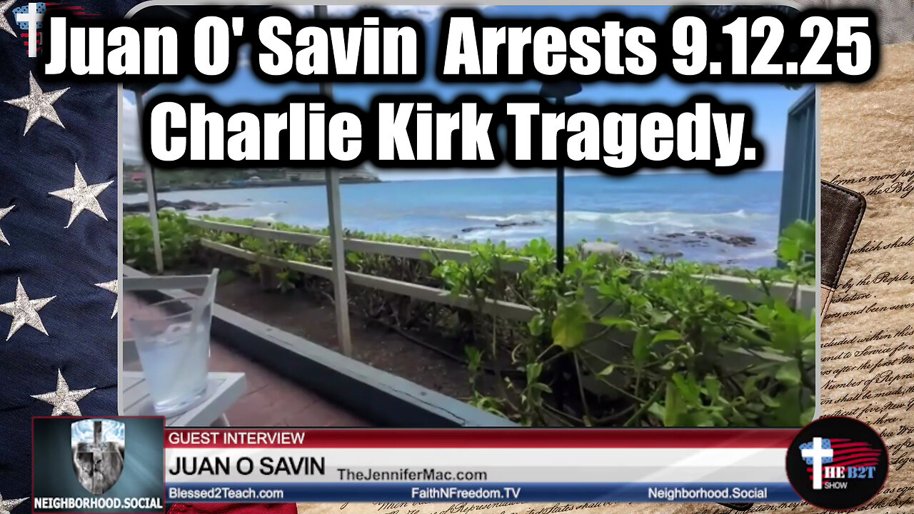 9.12.25. Charlie Kirk Tragedy. Arrests/Elections