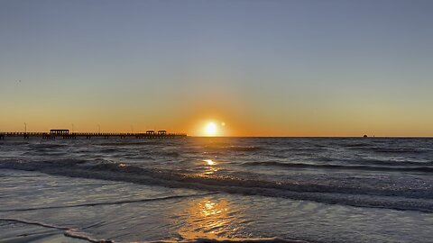 Sunset over Fort De Soto December 11 2025