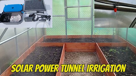 DIY Polytunnel Watering system. (Solar powered Remote controled