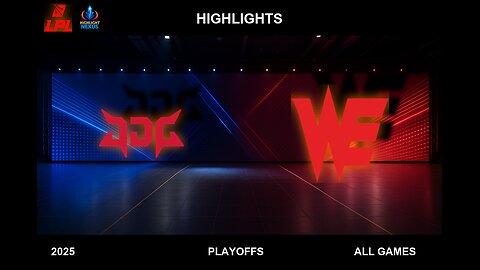 JDG vs WE ALL GAMES Highlights - LPL Playoffs 2025 - JD Gaming vs Team WE