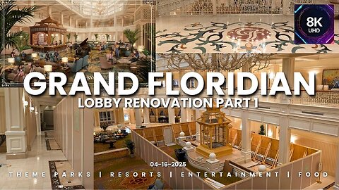 Grand Floridian Lobby Renovation Phase 1