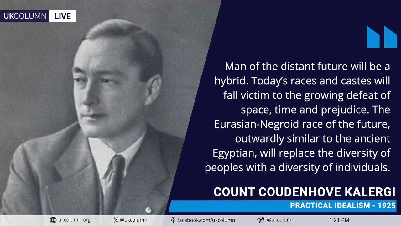 Weston’s Council of Sanctuary'and the Kalergi Plan: The Global Migration Agenda - UK Column News