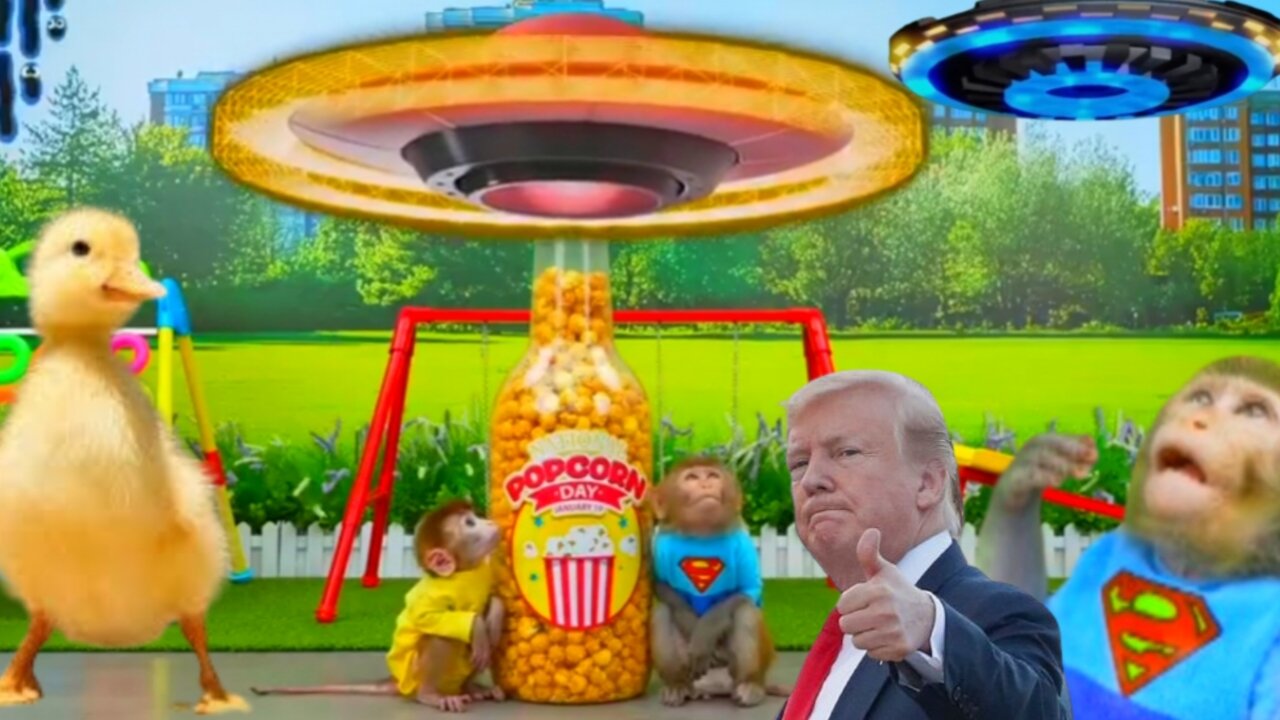 O..M .G.. Dinosaur fire Bonmonkeykiki Help him|| Animalht video 🆚 UFO viral 👽