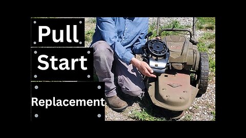 Replacing the pull start on the Briggs EXI 725