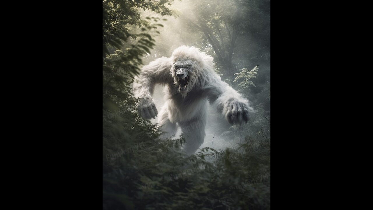 White Dog man and Two Different Cryptids