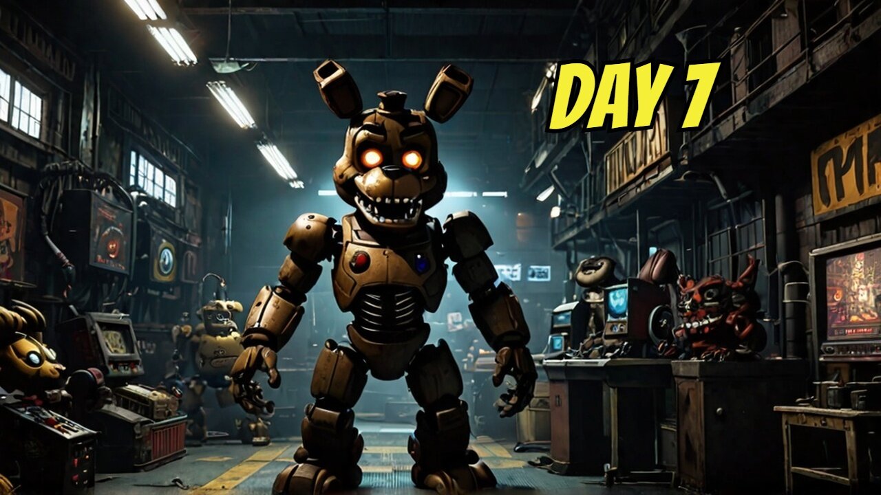 CYBER FOXY Fights to SURVIVE 7 Days of APOCALYPSE Zombies