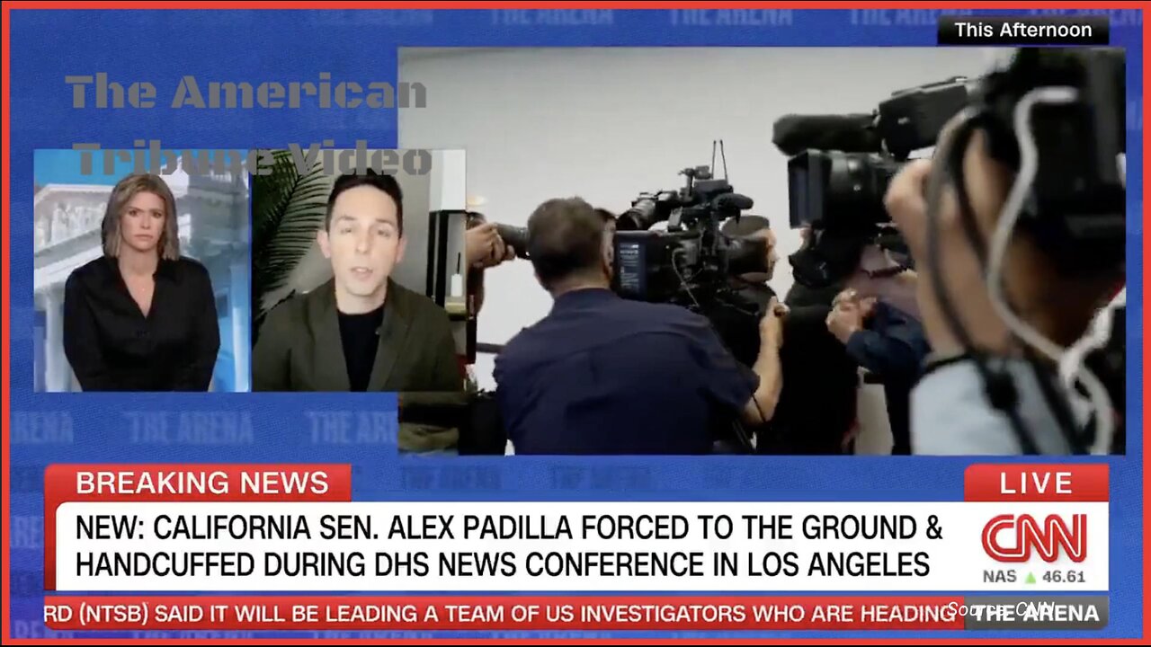 CNN Forced To Admit Agents Were Right to Cuff and Subdue Raging Dem Senator