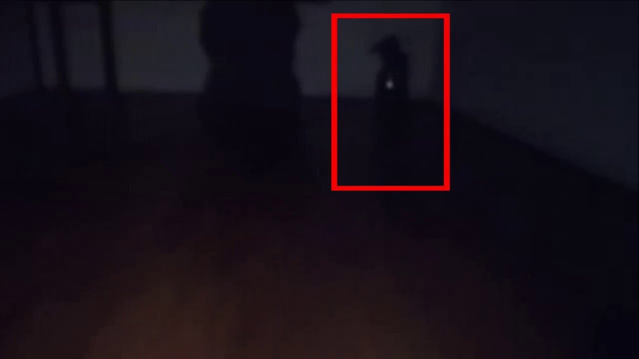 Mysterious Dwarf or strange creature was captured on camera in a house - Scary videos