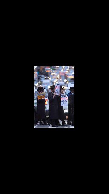 Hundreds of anti-Zionist Jews protest the upcoming visit of Israeli PM's to NY for the UNGA