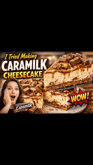 I Tried Making Caramilk Cheesecake and WOW…