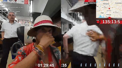 Tourist Attacks Elderly Japanese Man on Subway Train 