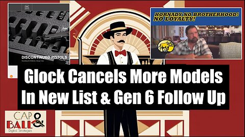 Glock Cancels More Models In New List on Their Website