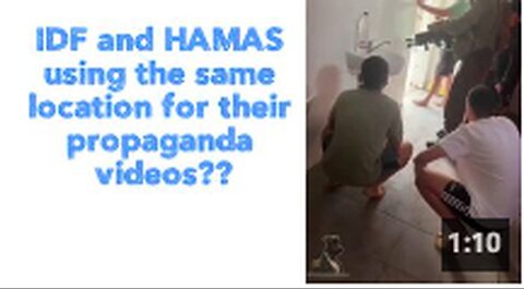 "IDF and HAMAS Utilize Identical Location for Propaganda Videos"