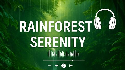 Rainforest Serenity 🌿 | 26 minute Deep Sleep Relaxation with AI Nature Sounds.#relaxingmusic