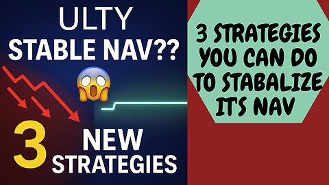 ULTY NAV Fixed?! 3 Strategies I Built to Finally Stabilize ULTY’s NAV