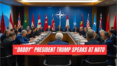 "Daddy" President Trump Speaks at NATO
