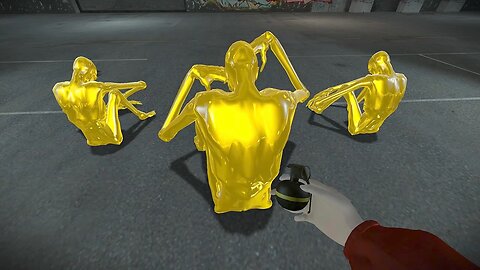 Put the grenade behind the zombie's buttocks and run!