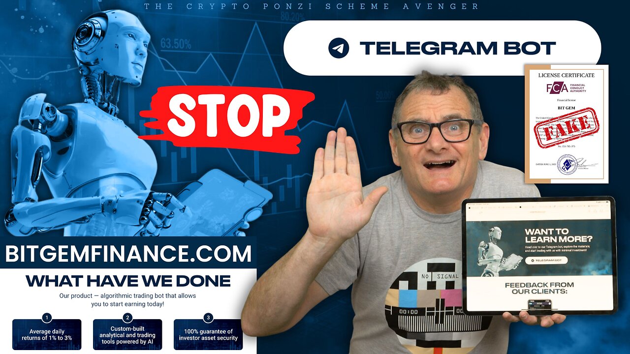 BitGem Finance EXPOSED: Fake FCA License, AI Trading Lies, and a Classic Ponzi Scheme