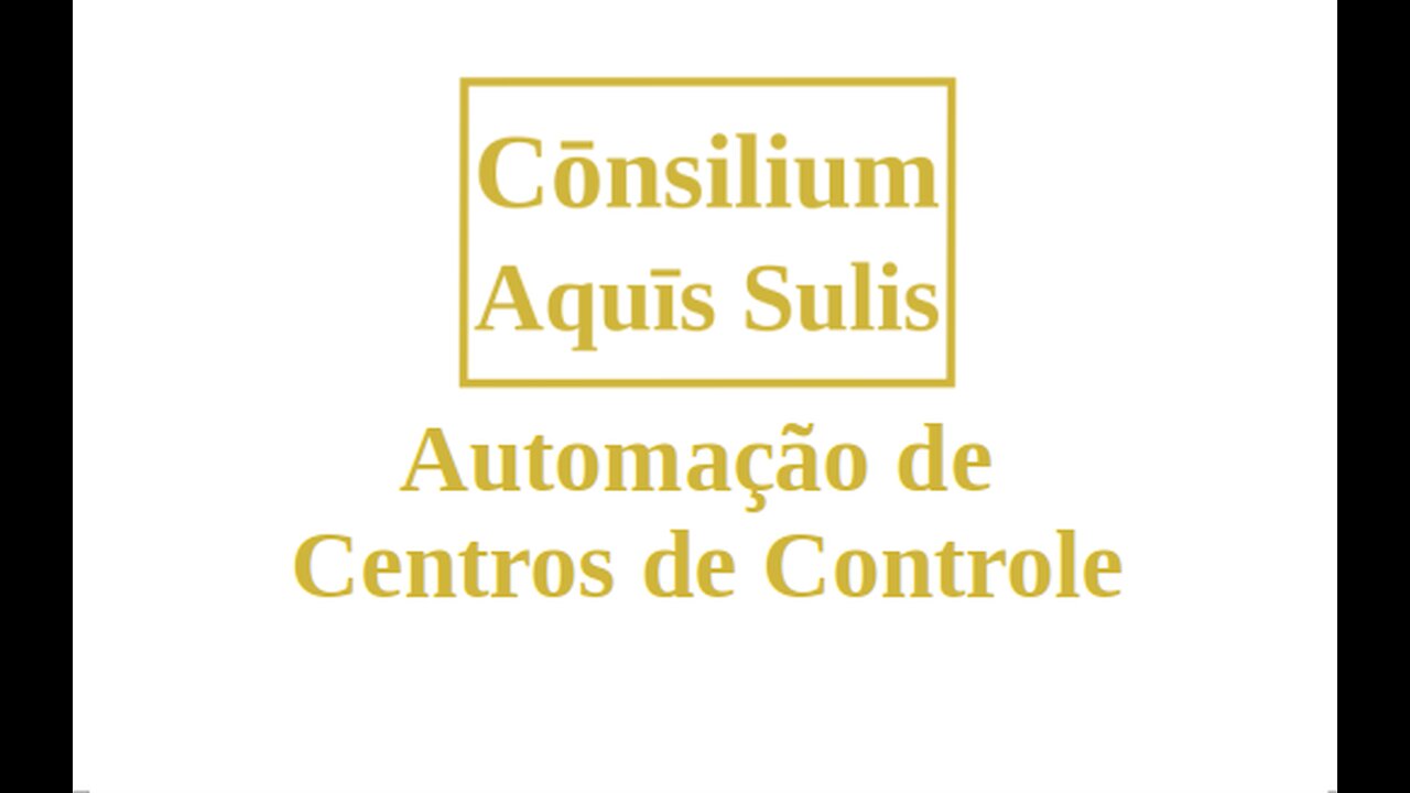 Automação de Centros de Controle (Português)