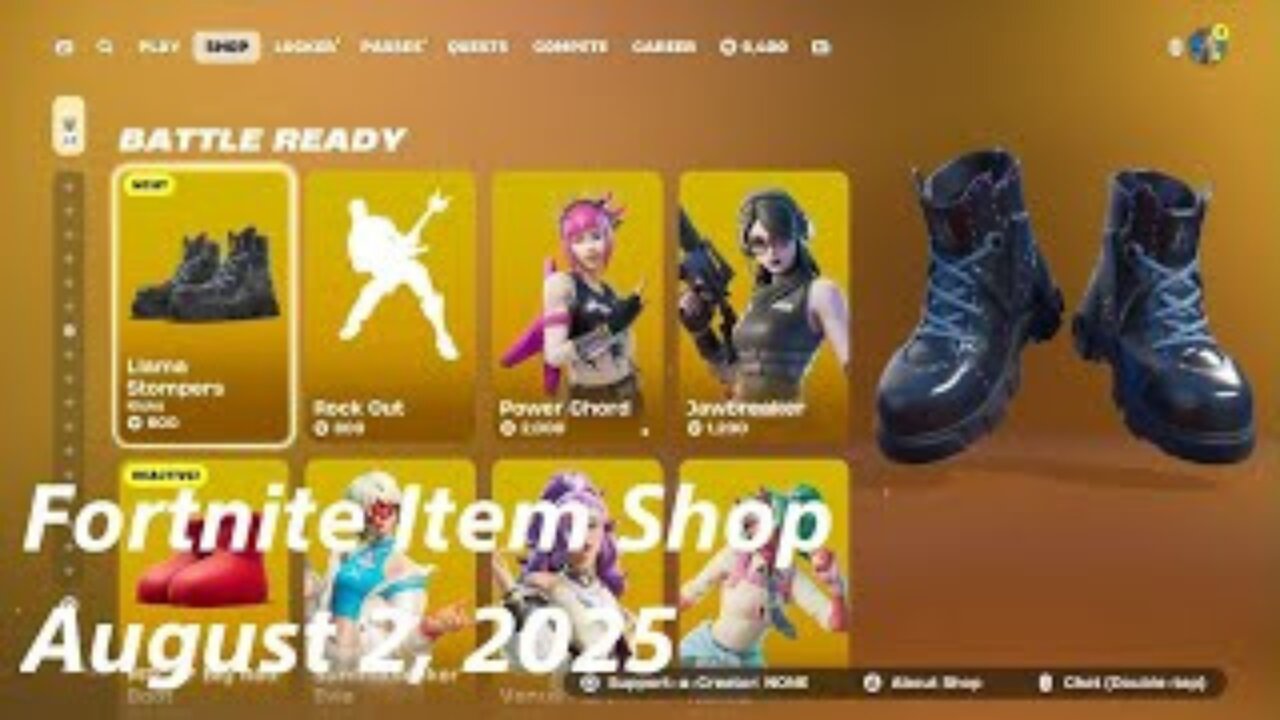 Fortnite Item Shop|August 2, 2025