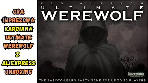 Ultimate Werewolf Rozpoznasz kto jest wilkołakiem? Gra karciana imprezowa z aliexpress