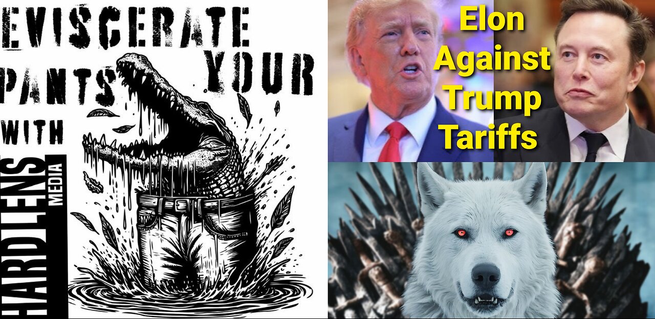 Trump/Netanyahu Visit, Elon Musk Against Trump Tariffs, AOC First Class, Dire Wolves