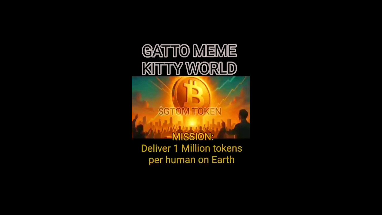 🚨 BITCOIN just got a challenger… They call it $GTOM — the token born in a Telegram cat game 🐱💰