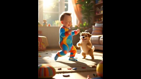 cute baby dancing