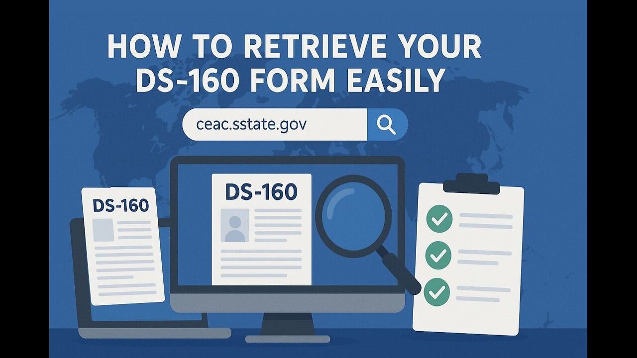 How to Retrieve Your DS-160 Form Easily