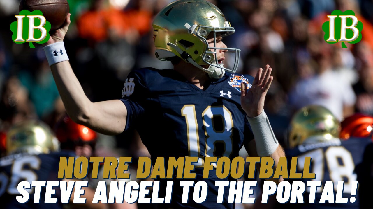 Notre Dame QB Steve Angeli Enters The Transfer Portal