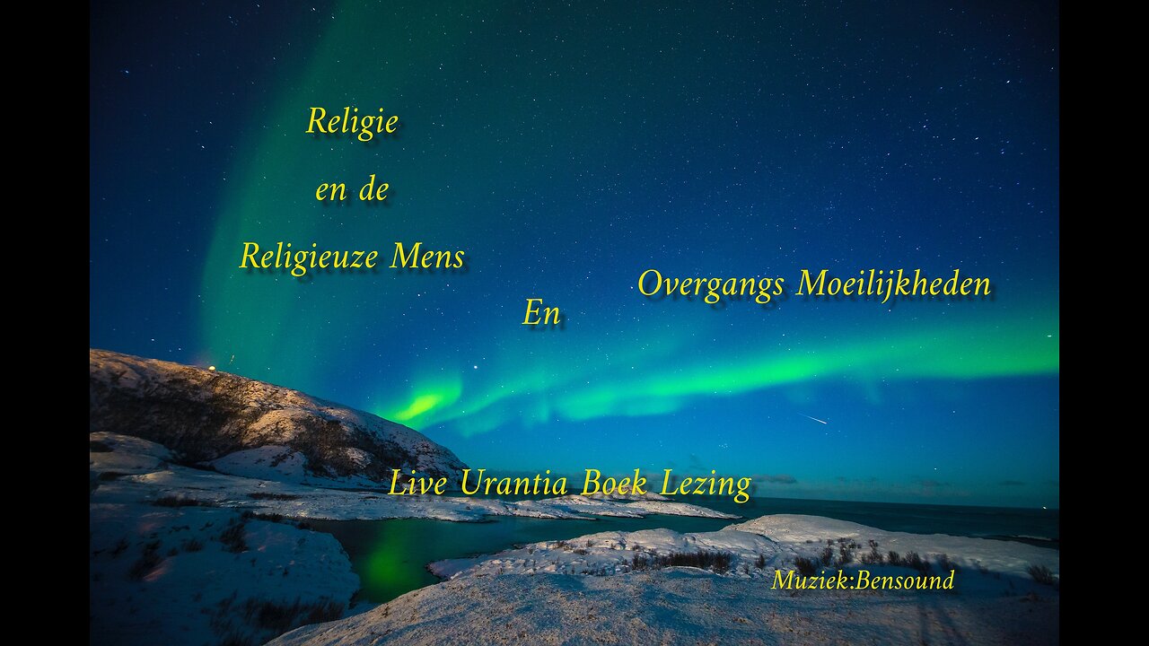 Religie & De Religieuze Mens
