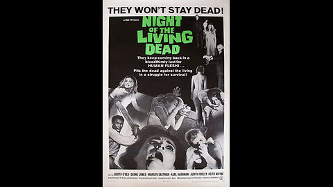 Night of the Living Dead (1968) – Classic Zombie Horror Full Movie HD | Public Domain